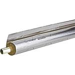 ROCKWOOL 800 rock wool aluminium pipe section insulation 50% according to GEG