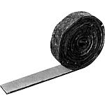 Fleece insulating strips, 25 m roll, with vapour barrier