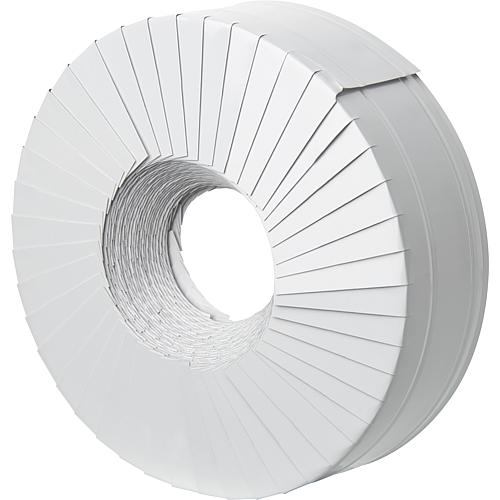 Lamella end tape, grey 40 mm / 10 metres