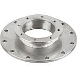 Flange transition pieces for stainless steel tanks