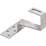 Universal roof hook for tiled roofs