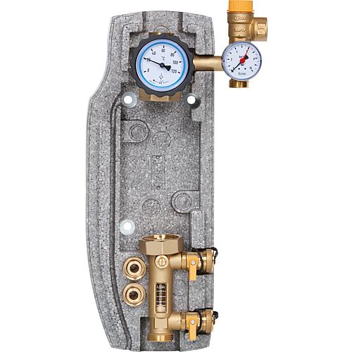 Easyflow model 1 HE solar station, single-line with no solar circulation pump Standard 1