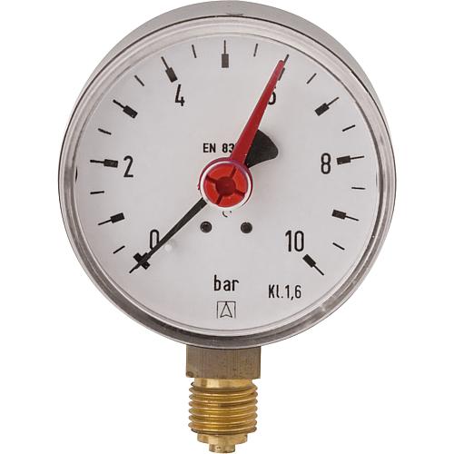 Manomètre à ressort solaire ø 63 mm, DN8 (¼“) radial Standard 1