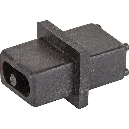 Rail connection piece for mounting rails suitable for series NX and model PR 2.09	
 Standard 1