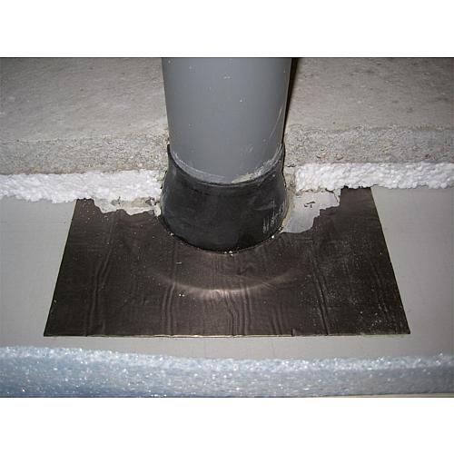 Air seal sleeves with aluminium butyl adhesive collars