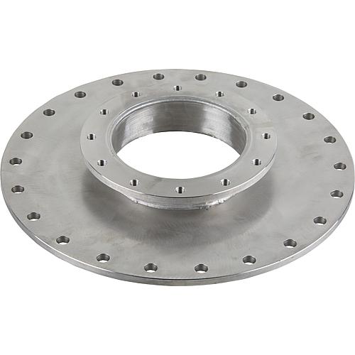 Flange transition pieces for stainless steel tanks