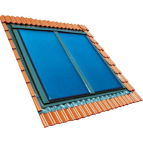 In-roof flat collectors with double harp copper absorber series SX®