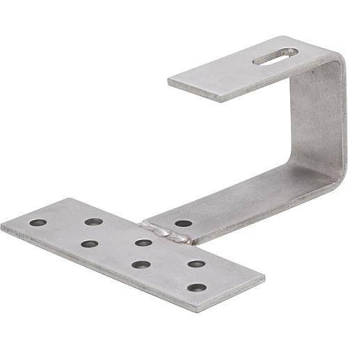 Universal roof hook for beaver tail tile, slate and bitumen Standard 1