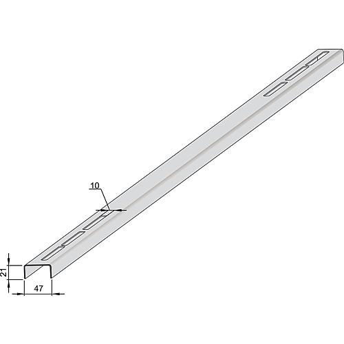 Rails de montage en inox Standard 2