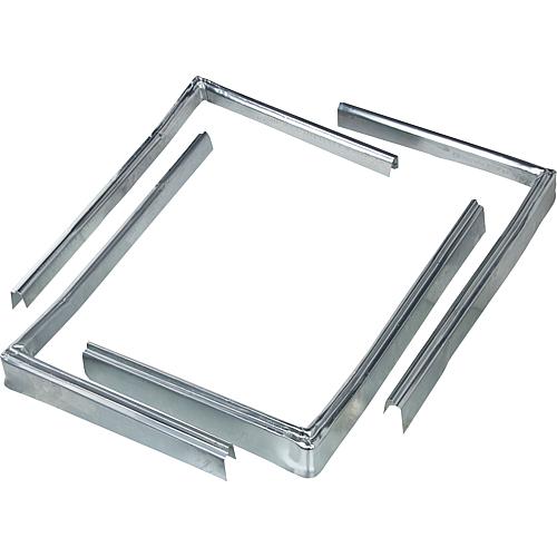 Overhang push-fit frame for fireplace fitting Standard 1