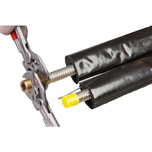 QuickFix-Pro corrugate pipe screw fitting (push fitting) Anwendung 4
