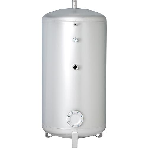 Hot water tank/solar tank DSFI, stainless steel, with two heat exchangers