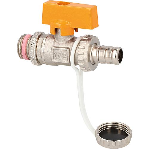 Solar fill and drain ball valve DN 15 (1/2") Standard 1
