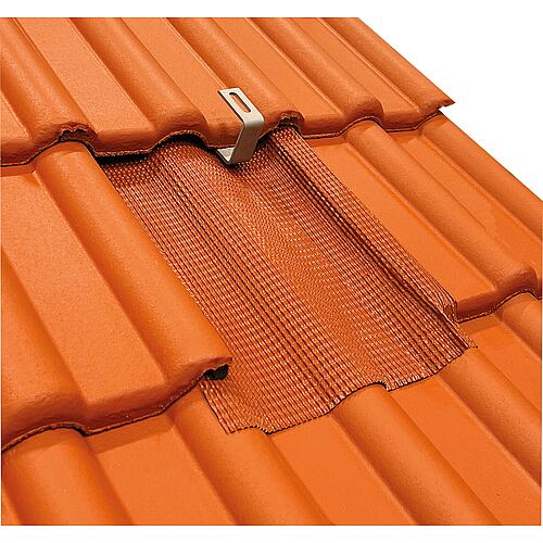 Jeu de tuiles toiture inclinée Flex, avec crochets de toit Anwendung 4