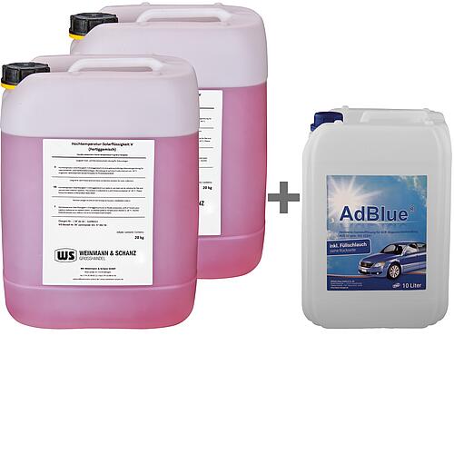 Value pack 2x Solar heat transfer fluid type V, ready to use 20 l + 1x 59 009 41 free of charge
