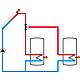 System control for solar and heating systems DeltaSol® MX Anwendung 7