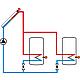 System control for solar and heating systems DeltaSol® MX Anwendung 8