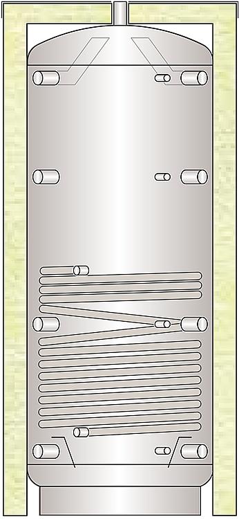 Buffer Tank Pfs With A Heat Exchanger