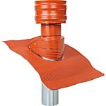 Roof hood, sloping roof, ventilation Type SDL 100/125, colour natural red