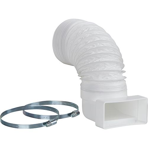 Ventilation duct deflector with PVC hose, 1 m Standard 1