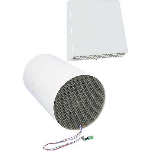 EventAir 2.0 SE ventilation unit with HRU, with sound insulation mat and weather protection hood (RAL 9016)