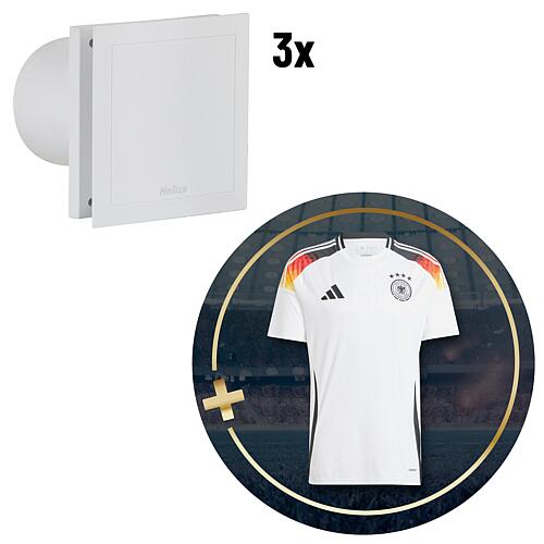Helios mini fan special offer package + original DFB home jersey 2024 adidas, men Standard 1