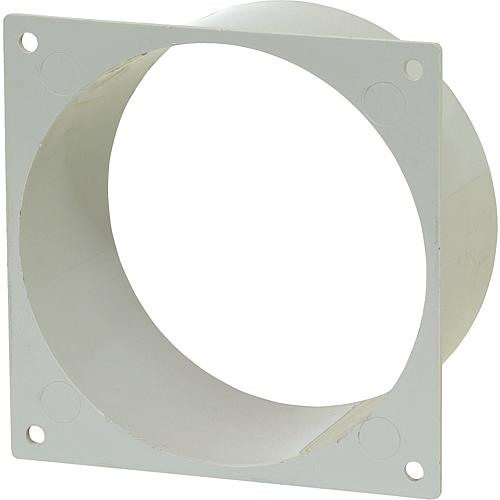 Connection collar L-AS 100 DN 100, plastic white