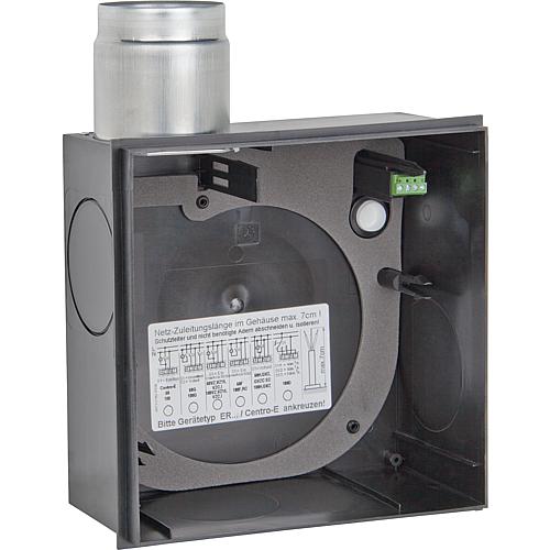 Ventilation housing flush-mounted model ER-UPD Standard 1