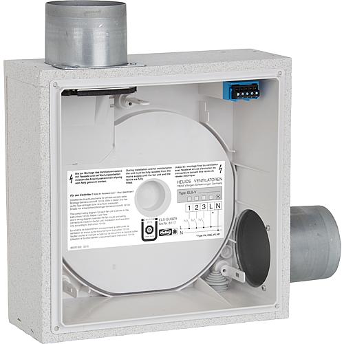 Ventilation housing flush-mounted model ELS-GUBZ Standard 2