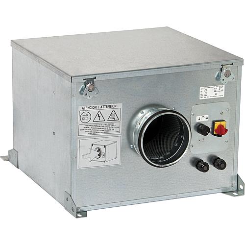 Caisson de ventilation insonorisé type CAB Ecowatt DN 125-355 (V = jusqu’à 2580 m³/h) Standard 1