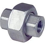 Raccord fileté inox (femelle/femelle)