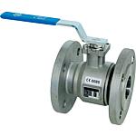 Flange ball valve, stainless steel