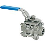 Joint ball valve 3-piece, 64 bar and 40 bar from DN 65 (2 1/2")
