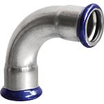Stainless steel press fittings, M profile, elbow 90° (i x i)