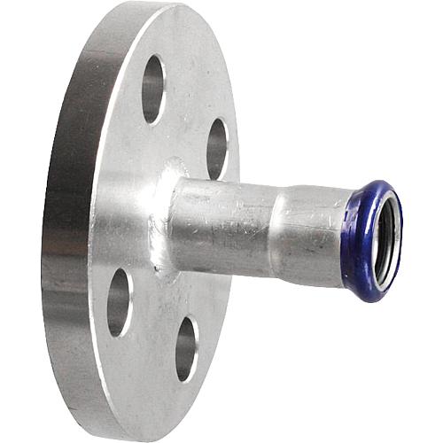 Stainless steel press fittings, M contour, adapter flange PN16 Standard 1