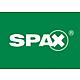 SPAX® wood screw, thread ø d1: 10.0 mm, head ø: 25.0 mm, standard packaging, 4CUT milling cutter Logo 1